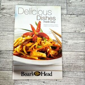 Delicious Dishes Boars Head Cookbook Booklet 1990s Recipes Preloved‎ Vtg